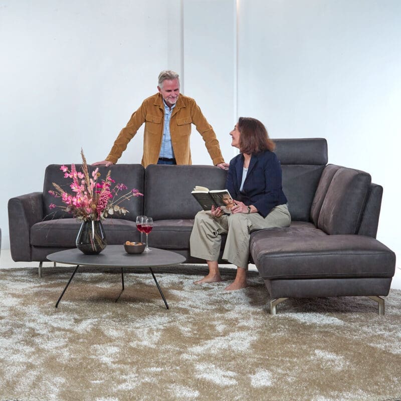 Comfortbank Nilo olijfgrijs