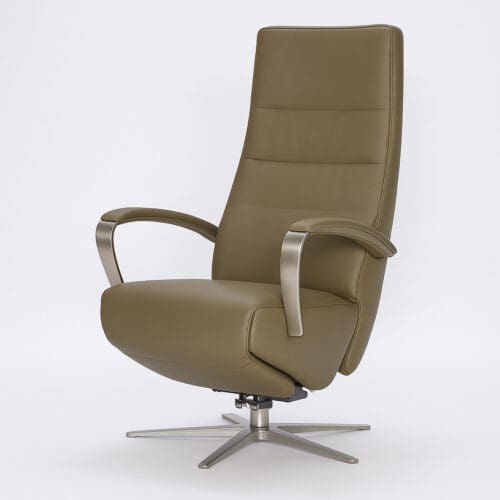 relaxstoel-easysit-arno-leer-olijfgrijs Relaxstoel Arno